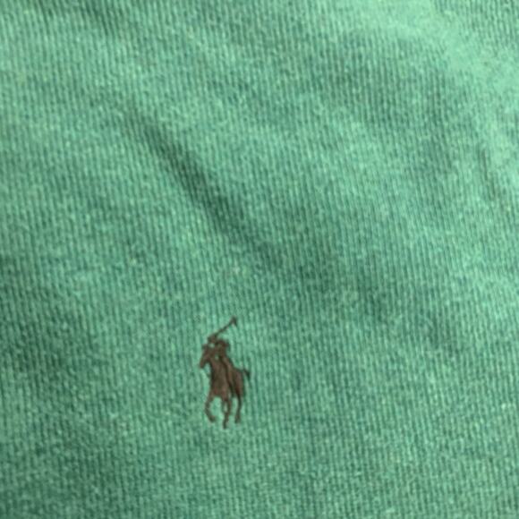 Polo Ralph Lauren Sweater Men’s XL Green Pullover Quarter Zip Sweatshirt Pony - Picture 3 of 10